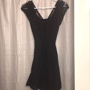 Mini black dress